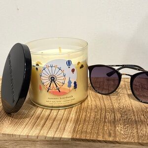 Bath & Body Works Summer Boardwalk 3-wick Candle - NEVER USED